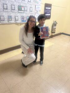 Student with his teacher